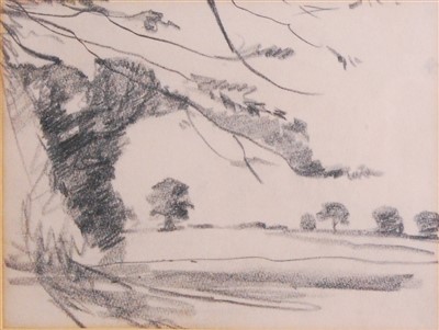 Lot 2392 - Harry Becker (1865-1928) - Landscape scene,...