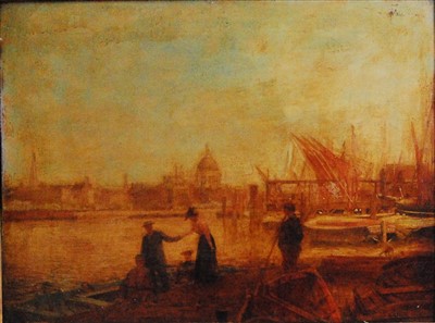 Lot 2417 - Alexander Young (1865-1923) - Greenwich, oil...