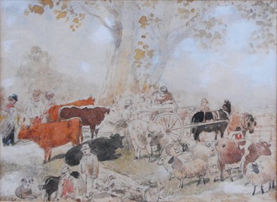 Lot 2439 - Follower of David Cox Snr (1783-1859) - Rural...