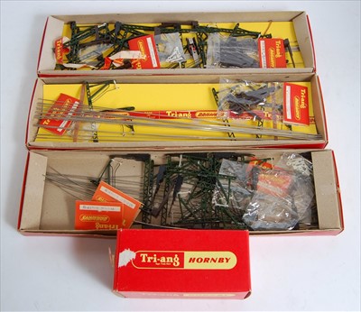 Lot 626 - Triang R316, R416, R418 caterary sets, all...