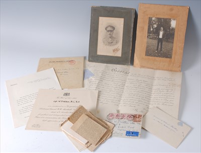 Lot 328 - A collection of miscellaneous military related ephemera