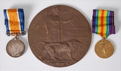 Lot 54 - A WW I Casualty group to include