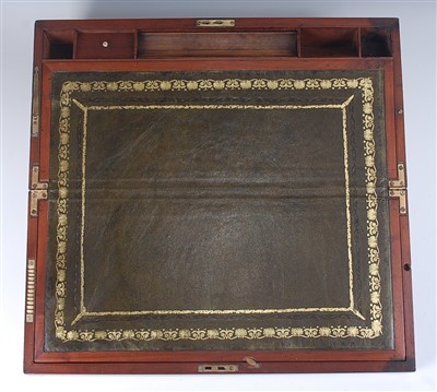 Lot 2272 - A mid-19th century mahogany and brass bound...
