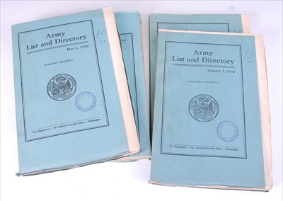 Lot 236 - A collection of Army List and Directories