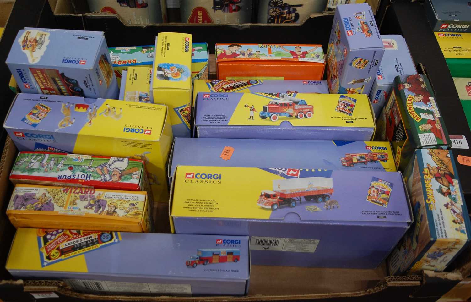 Lot 1413 - Seventeen various boxed Corgi Classic TV and...