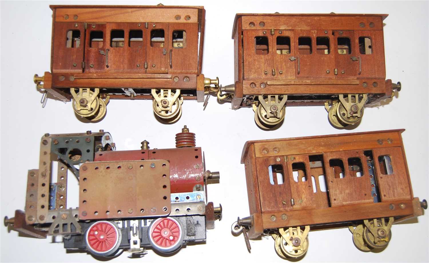Lot 1508 - A Meccano and Primus Engineering home-made 0-4-...