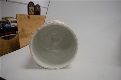 Lot 57 - A large Victorian Copeland cheese dish and...