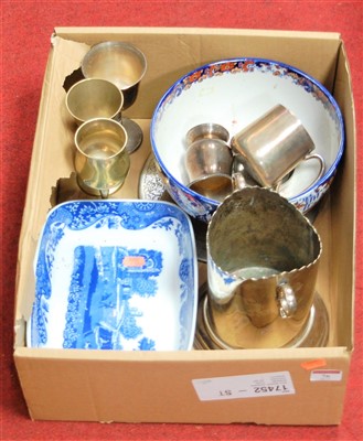 Lot 76 - A box of miscellaneous items, to include...