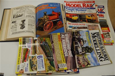 Lot 103 - Three boxes of railway related magazines, to...