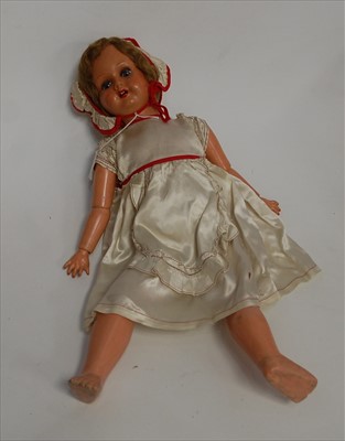Lot 123 - A mid 20th century continental celluloid doll...