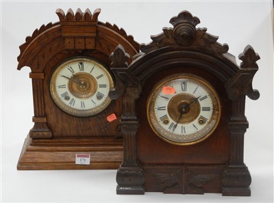 Lot 171 - A late 19th century Ansonia Clock Company...