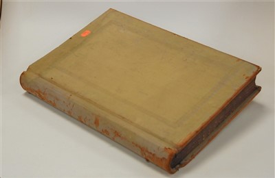 Lot 174 - A Victorian leather bound ledger/stock book...