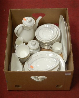 Lot 181 - A Royal Doulton part tea and dinner service in...