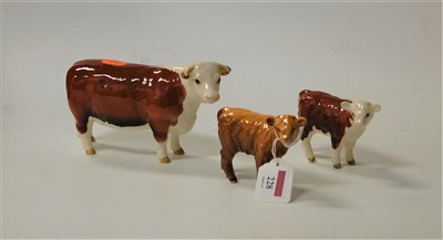 Lot 228 - A Beswick model of a Hereford Bull 'Champion...