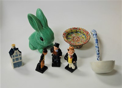 Lot 254 - Three Royal Doulton Dickens figures, to...
