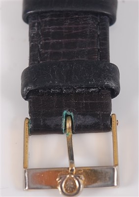Lot 485 - A gent's gold plated Omega DeVille quartz...