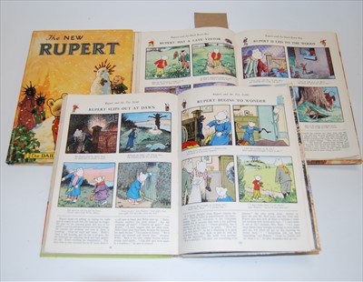 Lot 767 - A collection of nine various Rupert annuals,...