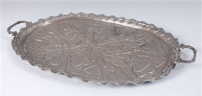 Lot 2340 - A circa 1900 Indo-Persian silver twin handled...