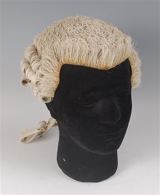 Lot 2275 - A Victorian barrister's horse hair wig by Ede...