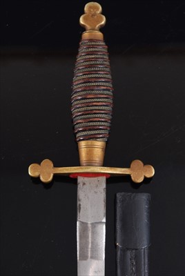 Lot 133 - A German dagger