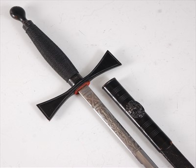 Lot 178 - A Masonic ceremonial sword
