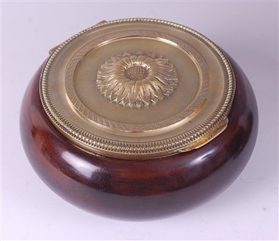 Lot 2255 - A 19th century highly polished fruitwood and...