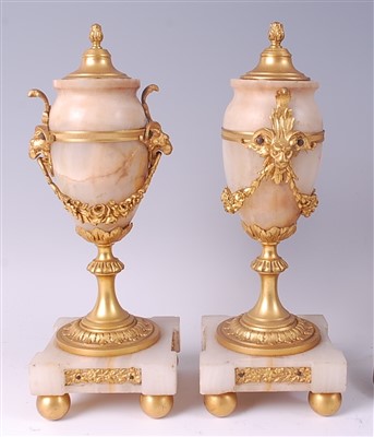 Lot 2278 - A pair of late 19th century French gilt bronze...