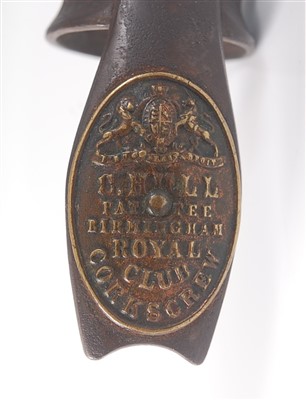 Lot 2277 - A Charles Hull 1864 patent Royal Club single...