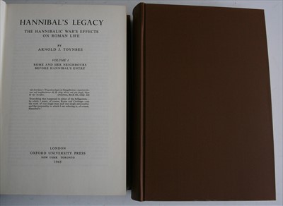 Lot 2011 - TOYNBEE, Arnold J. Hannibal’s Legacy. OUP,...
