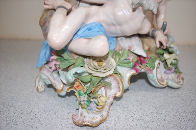 Lot 2024 - A 19th century Meissen porcelain 'Prometheus'...