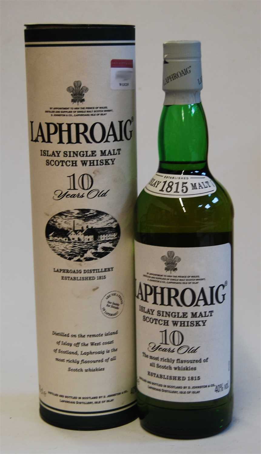 Lot 1338 - Laphroaig 10 year old Islay single malt Scotch...