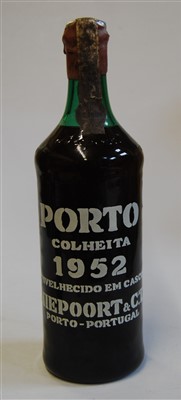 Lot 1289 - Niepoort Colheita, 1952 vintage port, one bottle