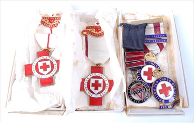 Lot 2 - A family group of medals to include
