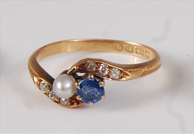 Lot 2224 - An early 20th century 18ct yellow gold,...