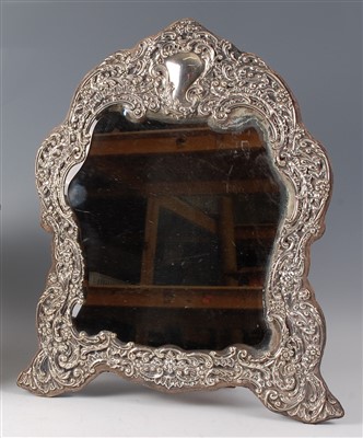 Lot 2076 - An Edwardian silver and embossed easel...