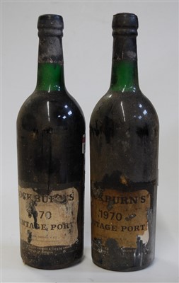 Lot 1296 - Cockburn's, 1970 vintage port, two bottles