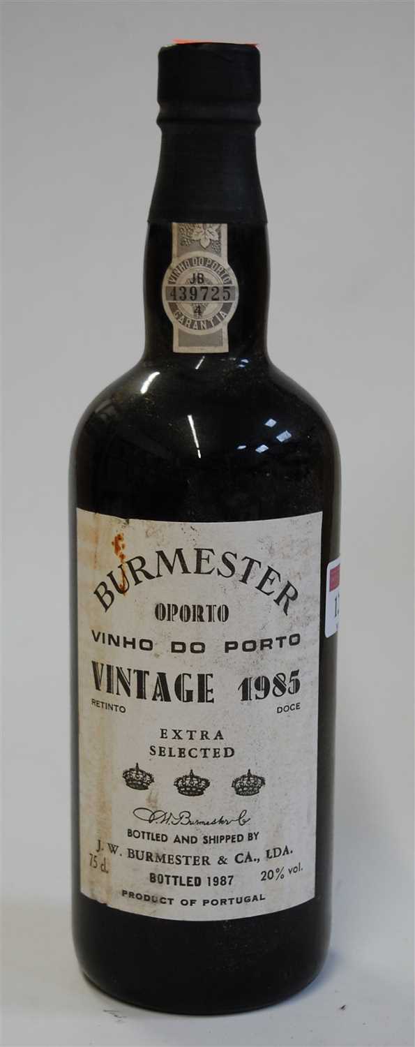 Lot 1299 - Burmester, 1985 vintage port, one bottle
