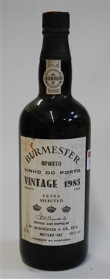 Lot 1299 - Burmester, 1985 vintage port, one bottle