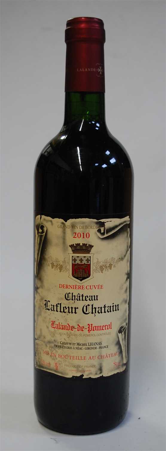 Lot 1059 - Château Lafleur Chatain, 2010, Lalande de...