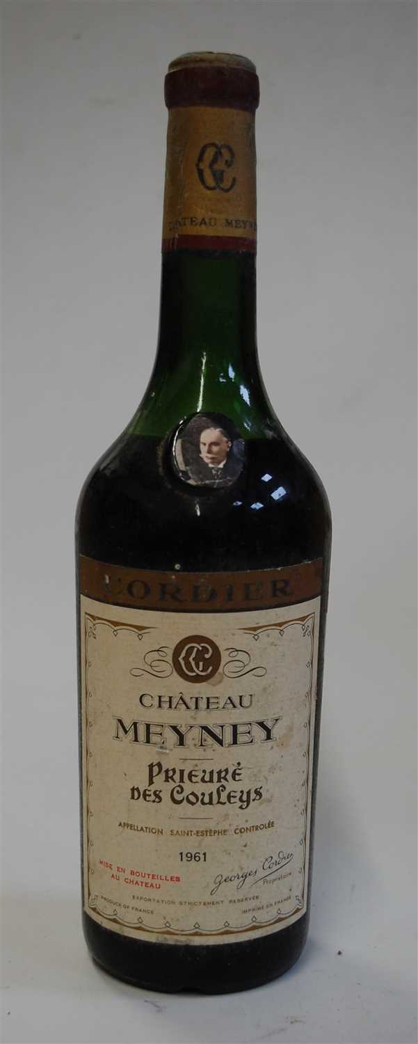 Lot 1064 - Château Meyney, 1961, Saint-Estephe, one bottle