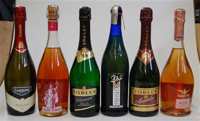 Lot 1184 - Assorted sparkling wines, to include Torley...