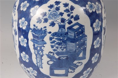 Lot 2314 - A late 19th century Chinese blue and white...