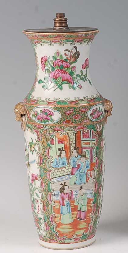 Lot 27 - A late 19th century Chinese Canton enamel...