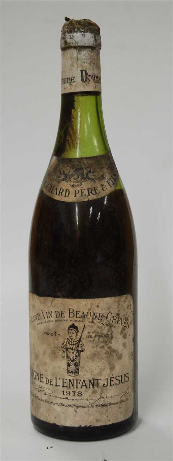 Lot 1075 - Vigne de L'Enfant Jesus, 1978, Bouchard Pére...