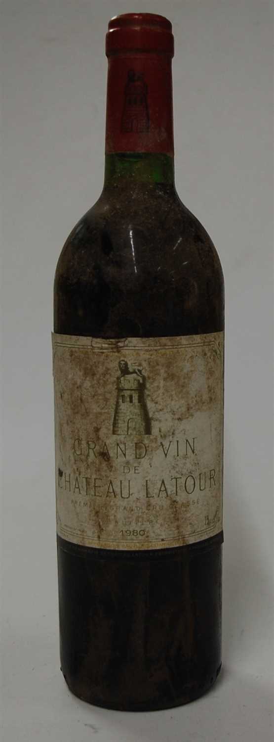 Lot 1078 - Château Latour, 1980, Pauillac, one bottle