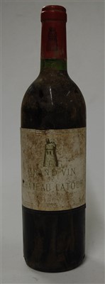 Lot 1078 - Château Latour, 1980, Pauillac, one bottle