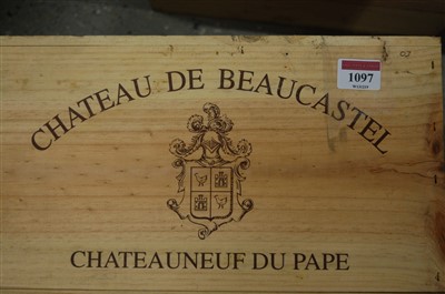 Lot 1097 - Château de Beaucastel, 2003, Châteauneuf du...