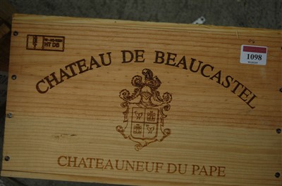Lot 1098 - Château de Beaucastel, 2004, Châteauneuf du...
