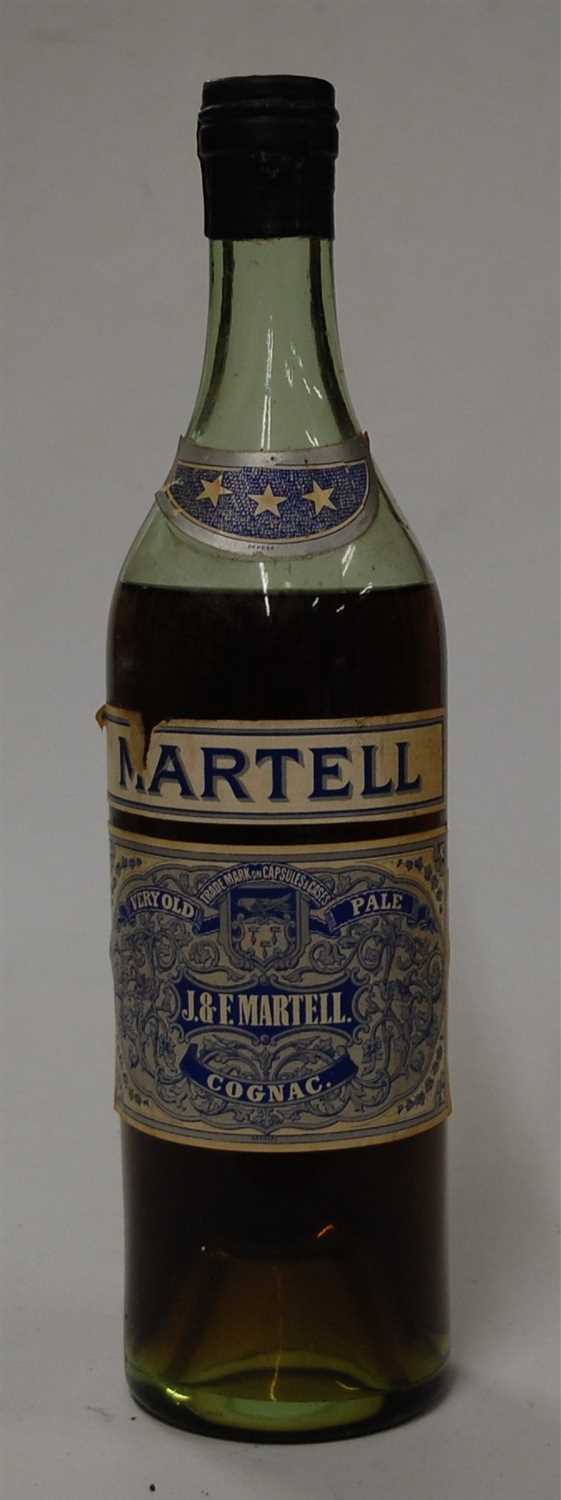 Lot 1346 - J & F Martell cognac, very old pale, 1950s...