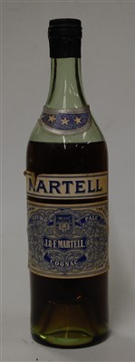 Lot 1346 - J & F Martell cognac, very old pale, 1950s...